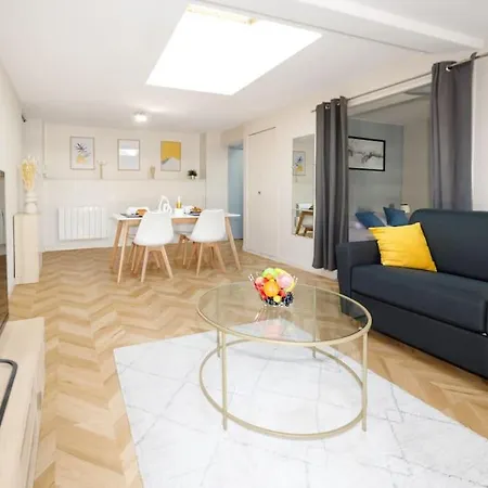T2 Cozy Proche Du Centre Avec Canape Lit - 51blatin Apartament *